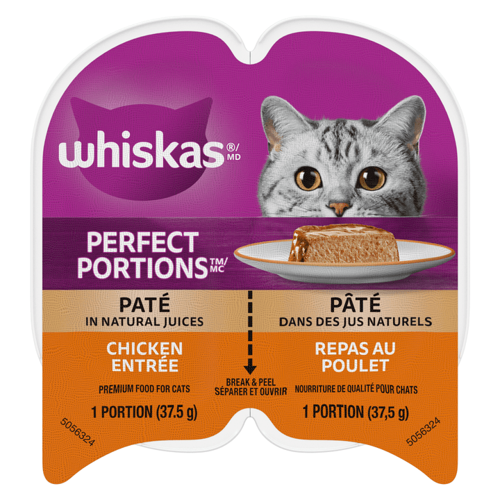 Whiskas Perfect Portions – Wet Cat Food (75g, Single Serve)
