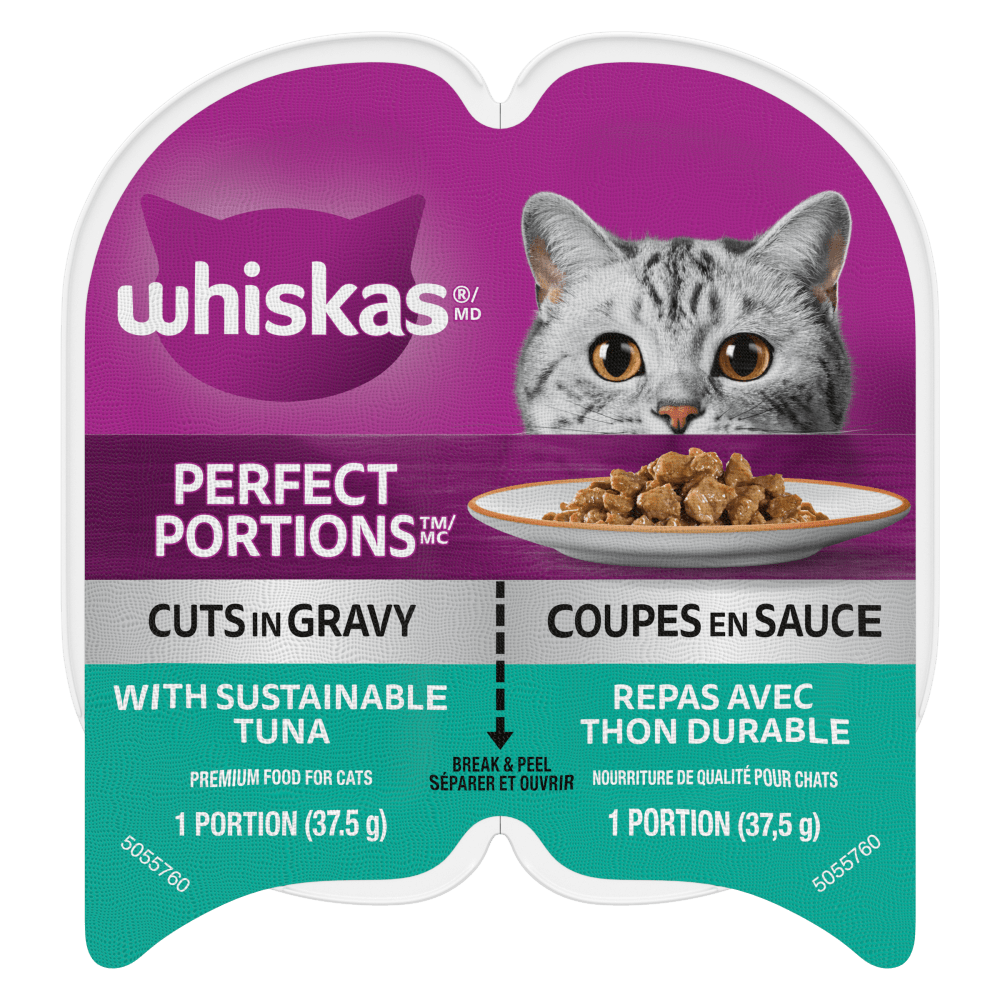 Whiskas Perfect Portions – Wet Cat Food (75g, Single Serve)