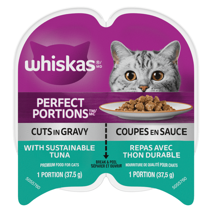 Whiskas Perfect Portions – Wet Cat Food (75g, Single Serve)