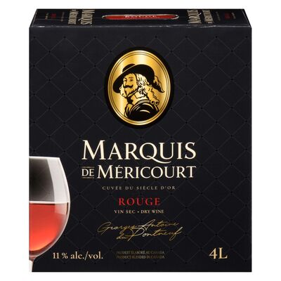 Wine Marquis De Mericourt Red (4 x 4L)