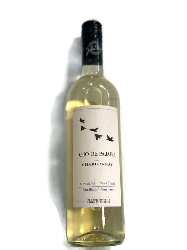 WINE OJO DE PAJARO CHARDONNAY (750ml) - Quecan