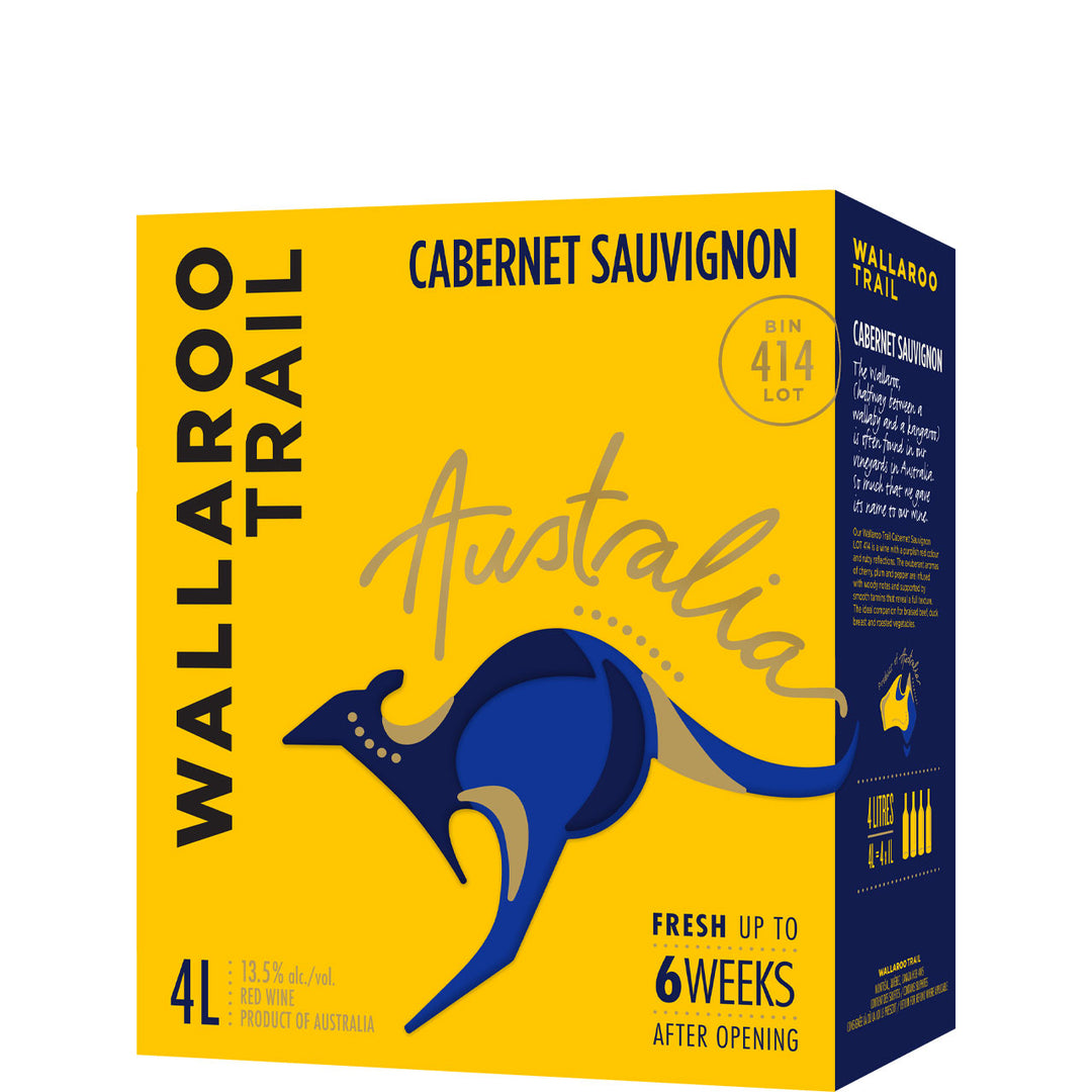Wine Wallaroo Trail Cabernet Sauvignon Bin 414 (4 x 4L)