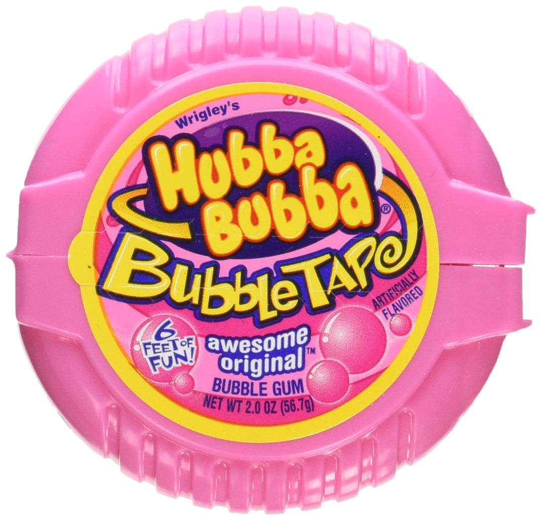 Wrigley's Hubba Bubba Bubble Tape (Pack of 18) - Quecan