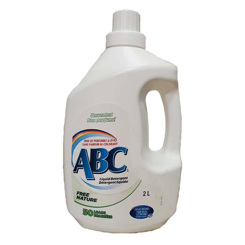 ABC Unscented Liquid Detergent 50 Loads 2L - Quecan