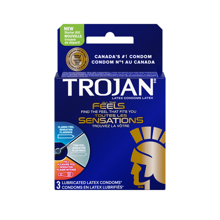 Trojan All The Feels (6 Pack of 3) - Quecan