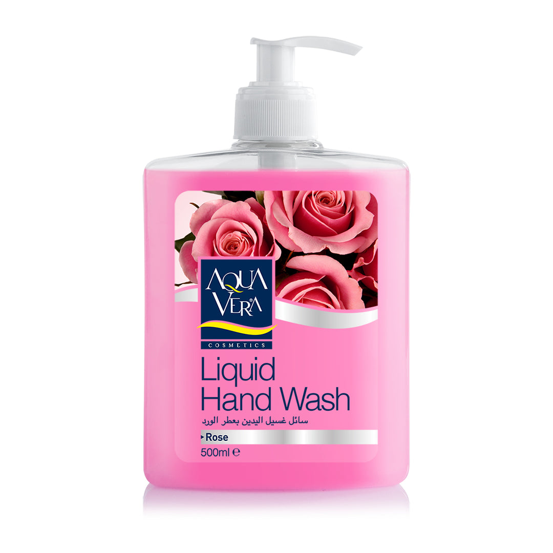 Aqua Vera - Liquid Hand Wash 500ML Rose - Quecan