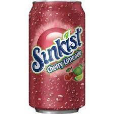 Sunkist Cherry Limeade Soda (12x355mL) (Can Dep)