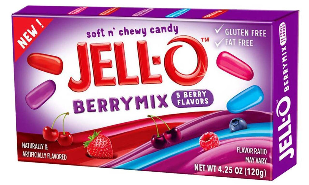 Jell-O Soft n' Chewy Candy - (12x120g) - Quecan