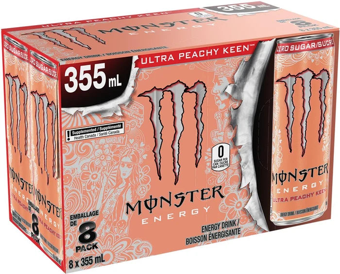 Monster Energy Drink (8 x 355mL) (Can Dep) - Quecan