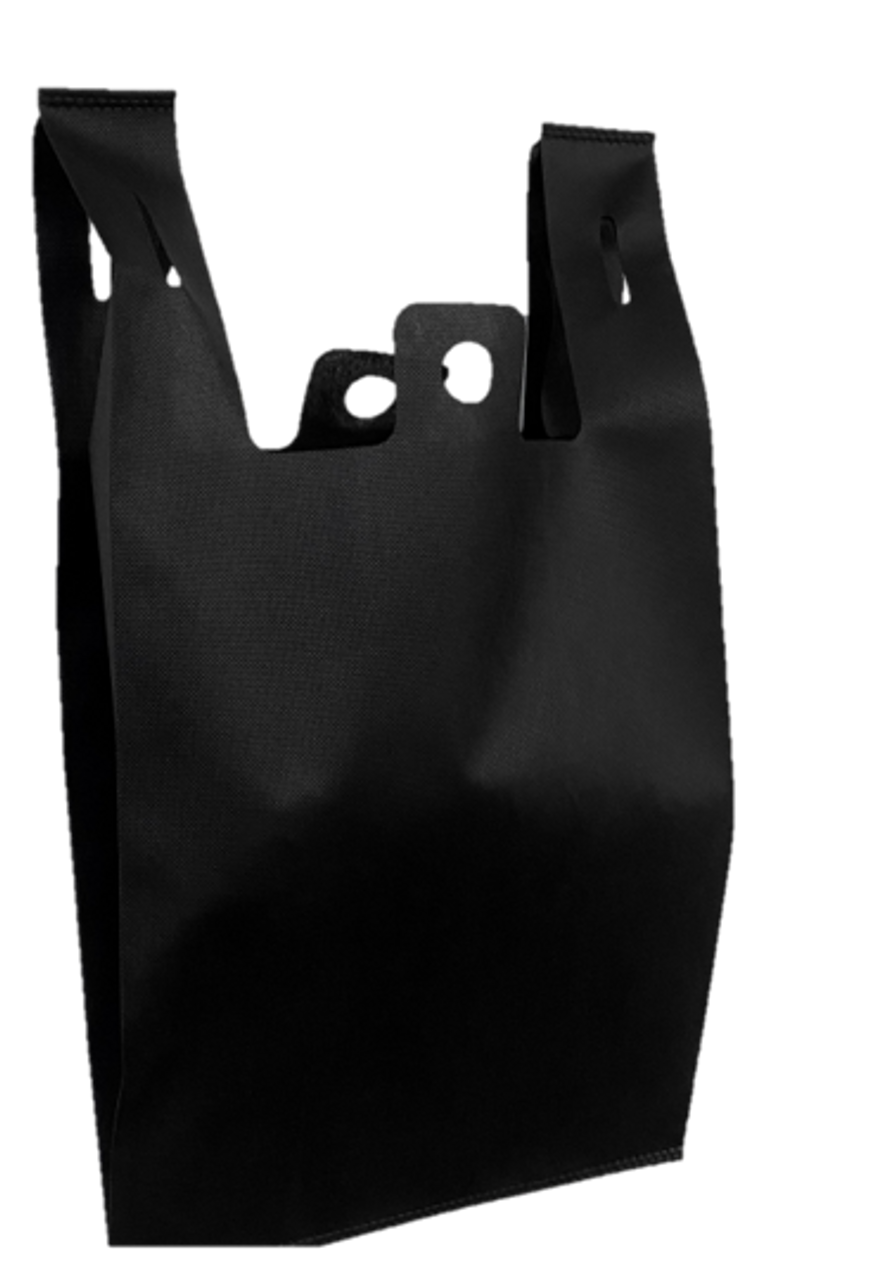 Woven Bags Black - S6 (13.5x7x23.5) 200/case - Quecan