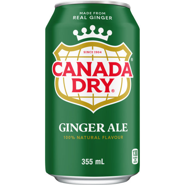 Canada Dry Ginger Ale Soft Drink (24 x 355ml) (Can Dep)