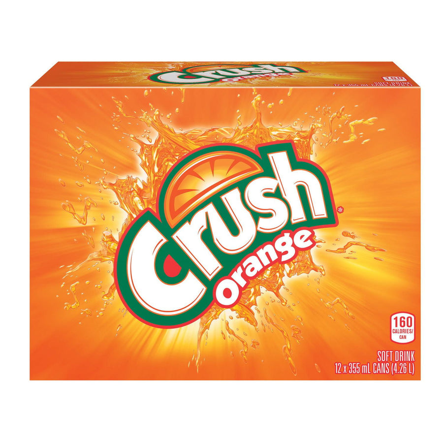 Crush Orange  (12x355ml) (Can Dep) - Quecan