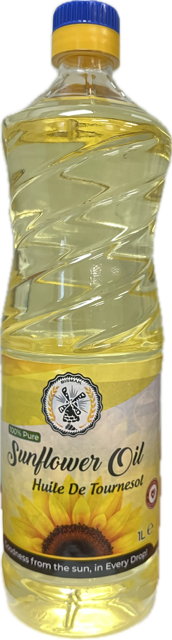 BISMAK REFINED SUNFLOWER OIL (15x1L) - Quecan