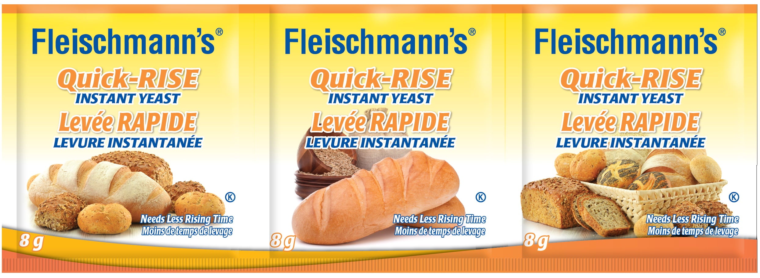 Fleischmann's Quick Rise Instant Yeast Strips (20 Strips) Quecan
