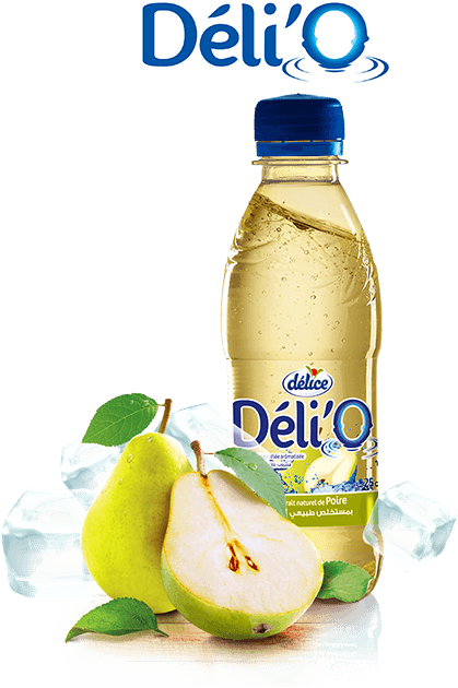 Delice Delio Carbonated Flavored Drink - Pear (12 x 250ML) - Quecan