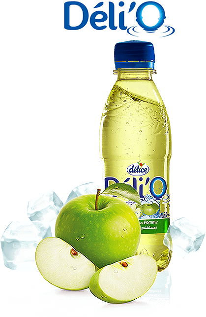 Delice Delio Carbonated Flavored Drink - Apple (12 x 250ML) - Quecan