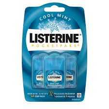 Listerine Pocketpaks Breath Strips 72ct ( Pack of 6 )