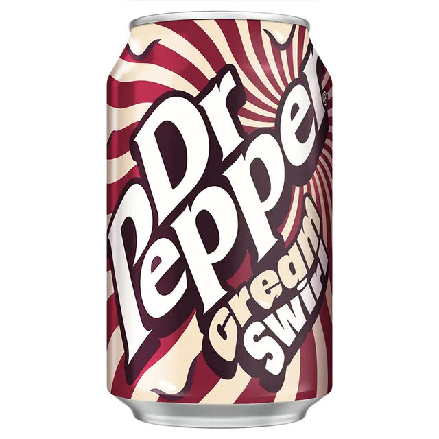 Dr. Pepper Cream Swirl (24 x 330mL) (Can Dep)