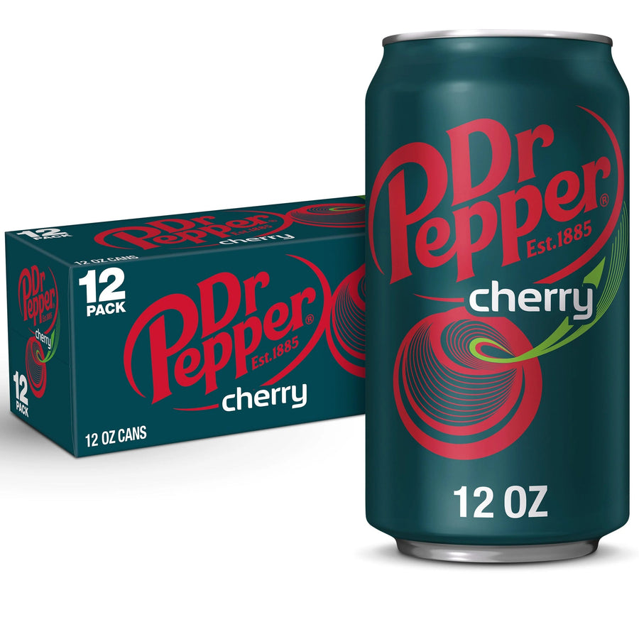 Dr.Pepper Cherry Soda (12 x 355ml) (Can Dep) - Quecan