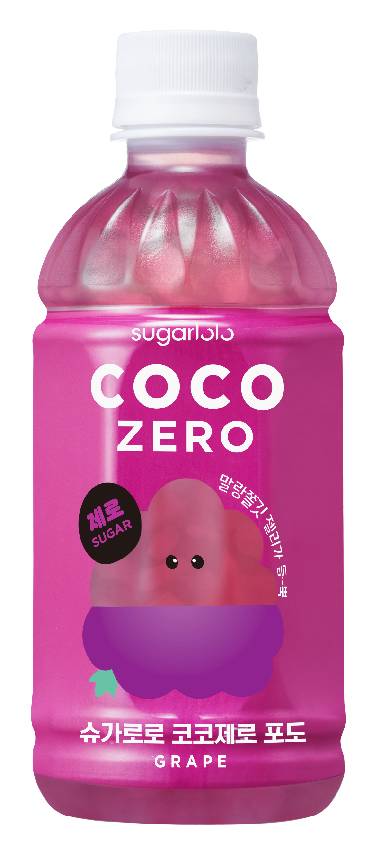 Sugarlolo Coco Zero Grape Bottle (24 x 340mL) (Eco Fee) - Quecan