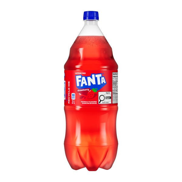 Fanta Strawberry - Soft Drink (8 x 2L) (Can Dep)