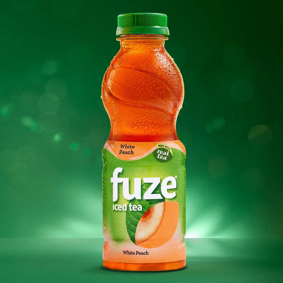 Fuze Iced Tea White Peach (12 x 500mL) (Can Dep.)