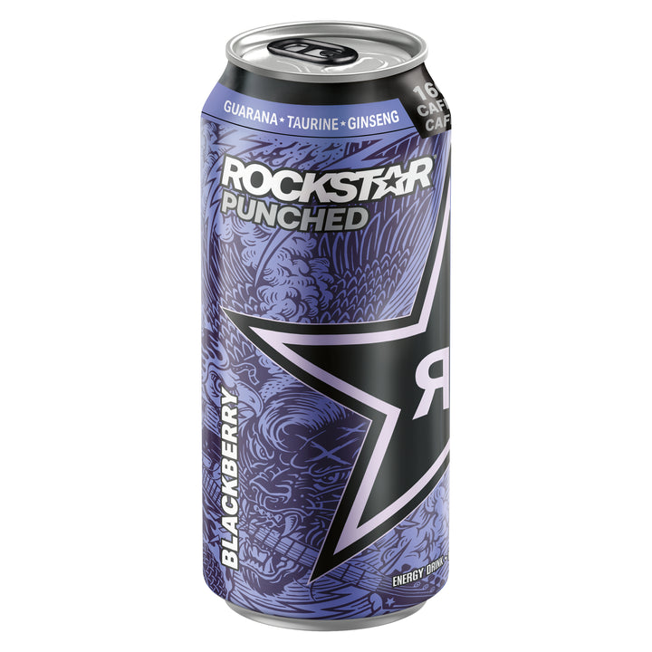 Rockstar Punched Energy - Blackberry(12 x 473ml) (Can Dep) - Quecan