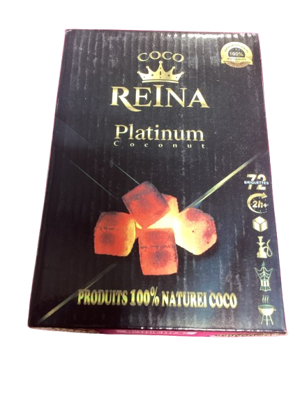 Reina Platinum Coconut Charcoal (Box of 72)