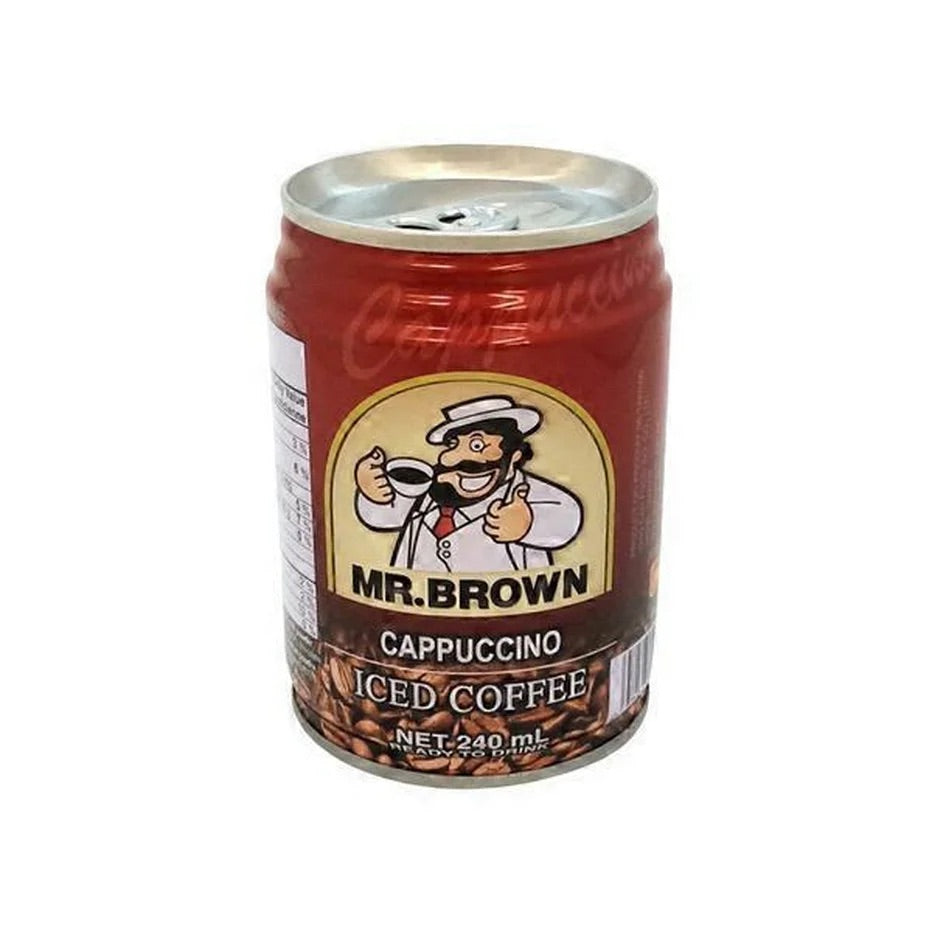 Mr. Brown Iced Coffee - Cappuccino (8OZ x 24) - Quecan