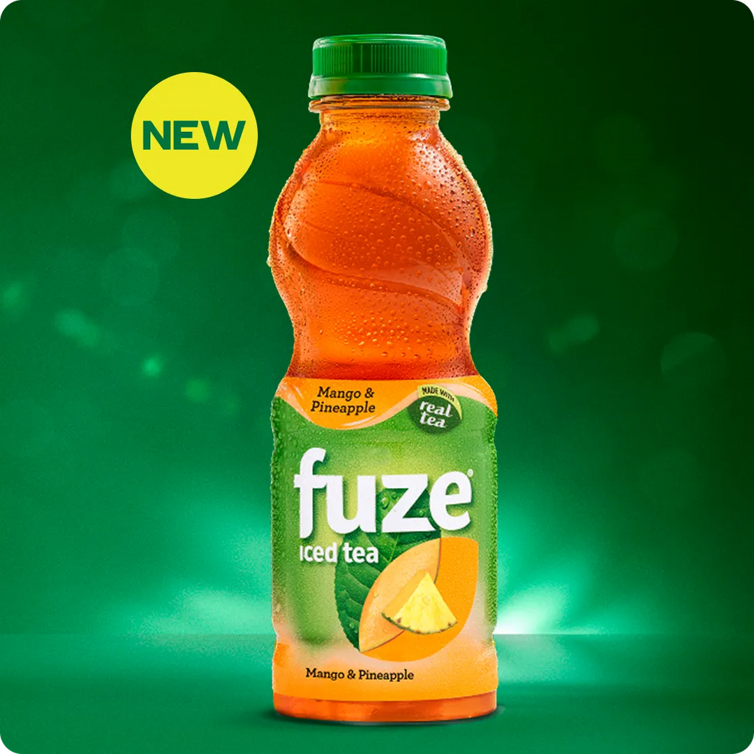 Fuze Iced Tea Mango Pineapple  (12 x 500mL) (Can Dep.) - Quecan