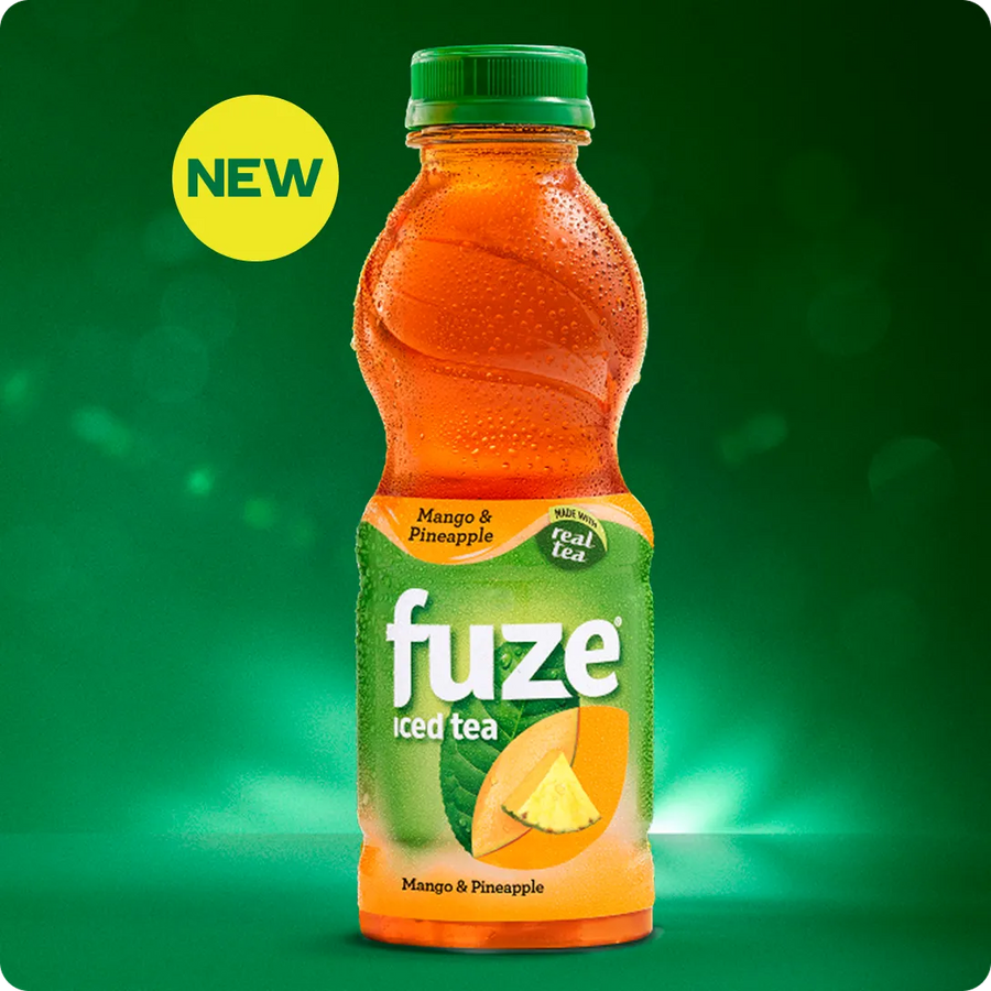 Fuze Iced Tea Mango Pineapple  (12 x 500mL) (Can Dep.) - Quecan