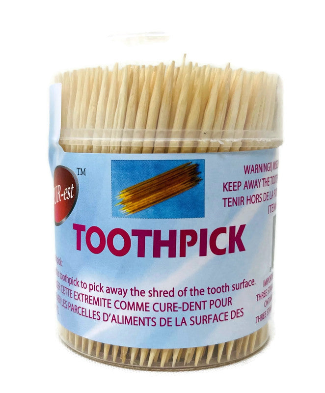 Tooth Puck Purest Bamboo Tooth Pick Tubes (500 Pcs)– Quecan Distribution