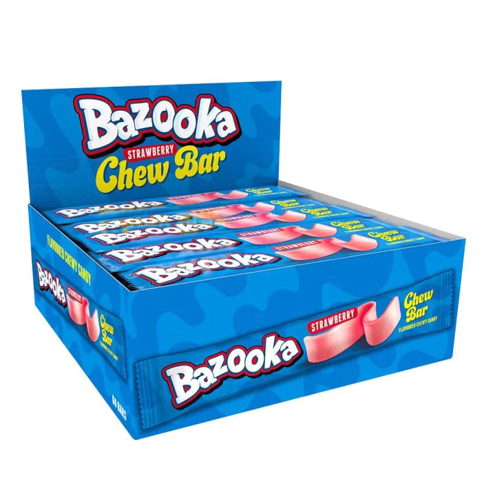 Bazooka Chew Bar Candy (60x14g)