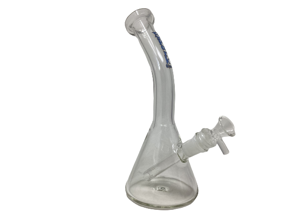 Glass Spark Bong Bent 10" - Quecan