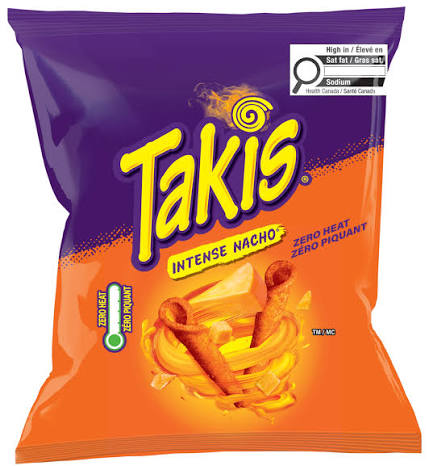 Takis Intense Nachos Tortilla Chips (18 x 80g)