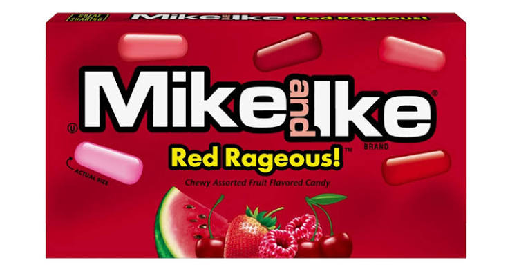 Mike & Ike Red Rageous! (12 x 120g)