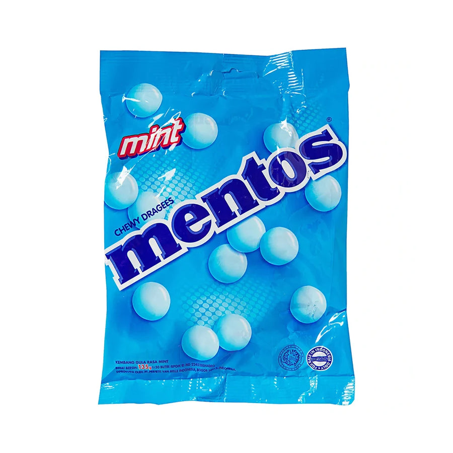 Mentos candy Mint Blue 135g - Quecan