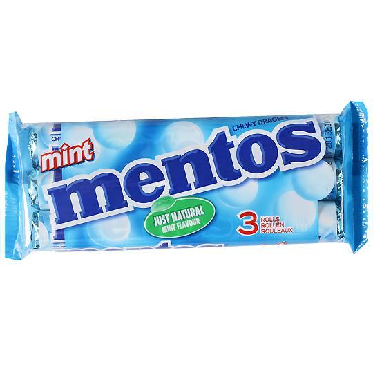Mentos Candy - (Pack of 3 Rolls)