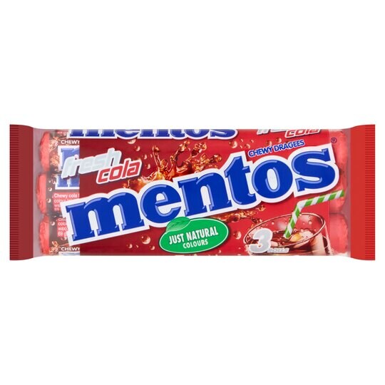 Mentos Candy - (Pack of 3 Rolls) - Quecan