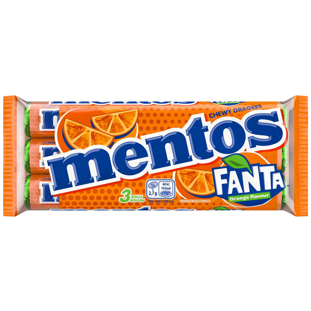 Mentos Candy - (Pack of 3 Rolls) - Quecan
