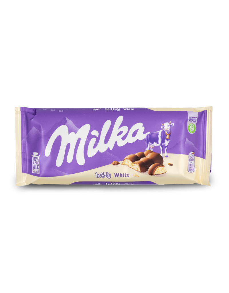 Milka Bubbly White (15 x 95g) - Quecan
