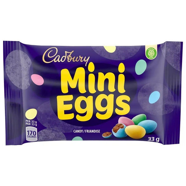 Cadbury Mini Eggs - Easter Chocolatey Candy Eggs (24x33g) - Quecan