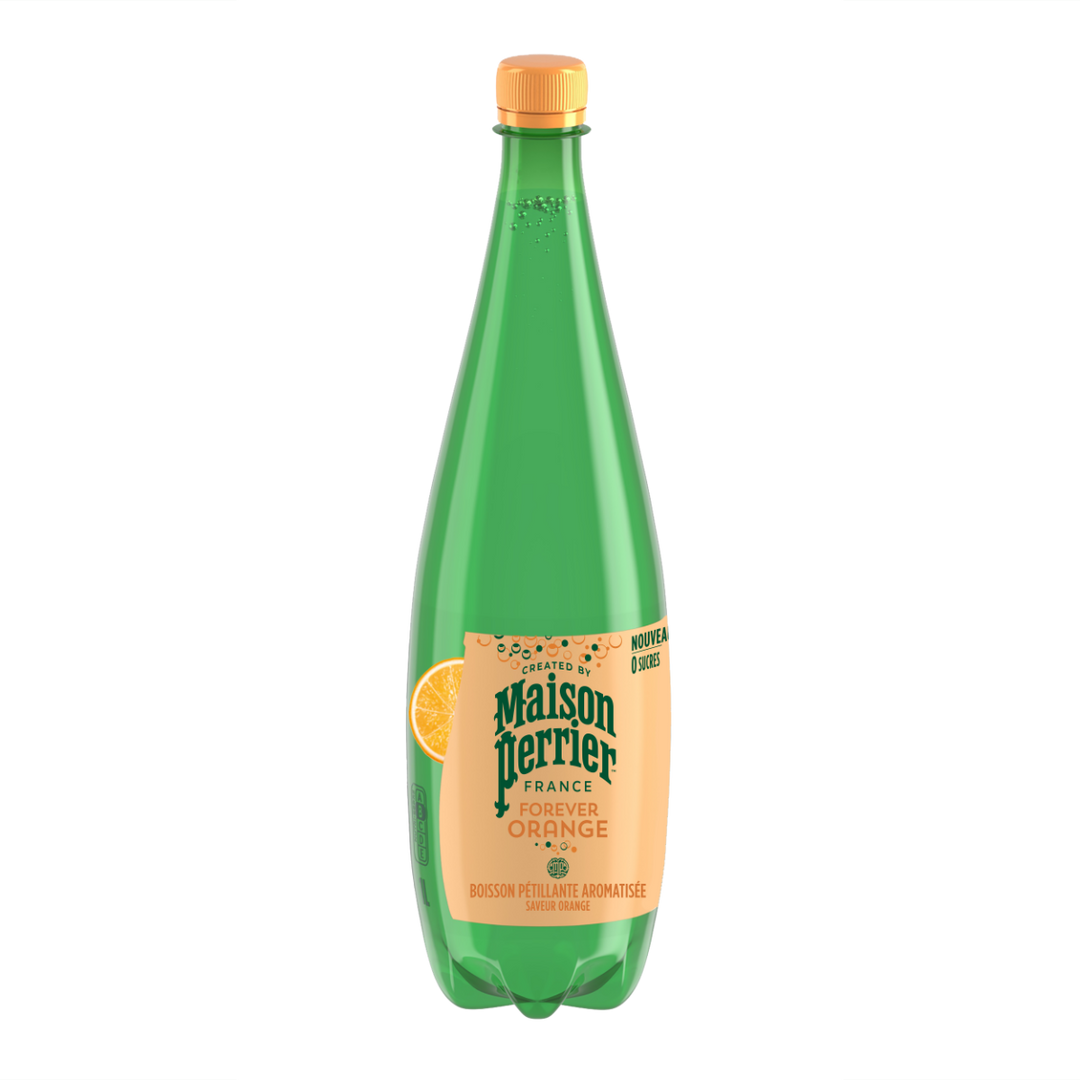 Maison Perrier Forever Orange Sparkling Mineral Water (12 x 1L)