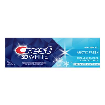 Crest 3D White Advanced Teeth Whitening Toothpaste Arctic Fresh (70mL)