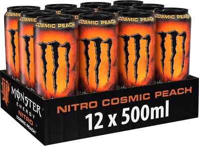 Monster Energy - Nitro Cosmic Peach (12 x 500ml) (Can Dep)