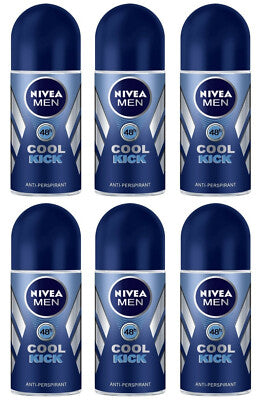 Nivea Roll On Anti Perspirant Deodorant (6 x 50mL)