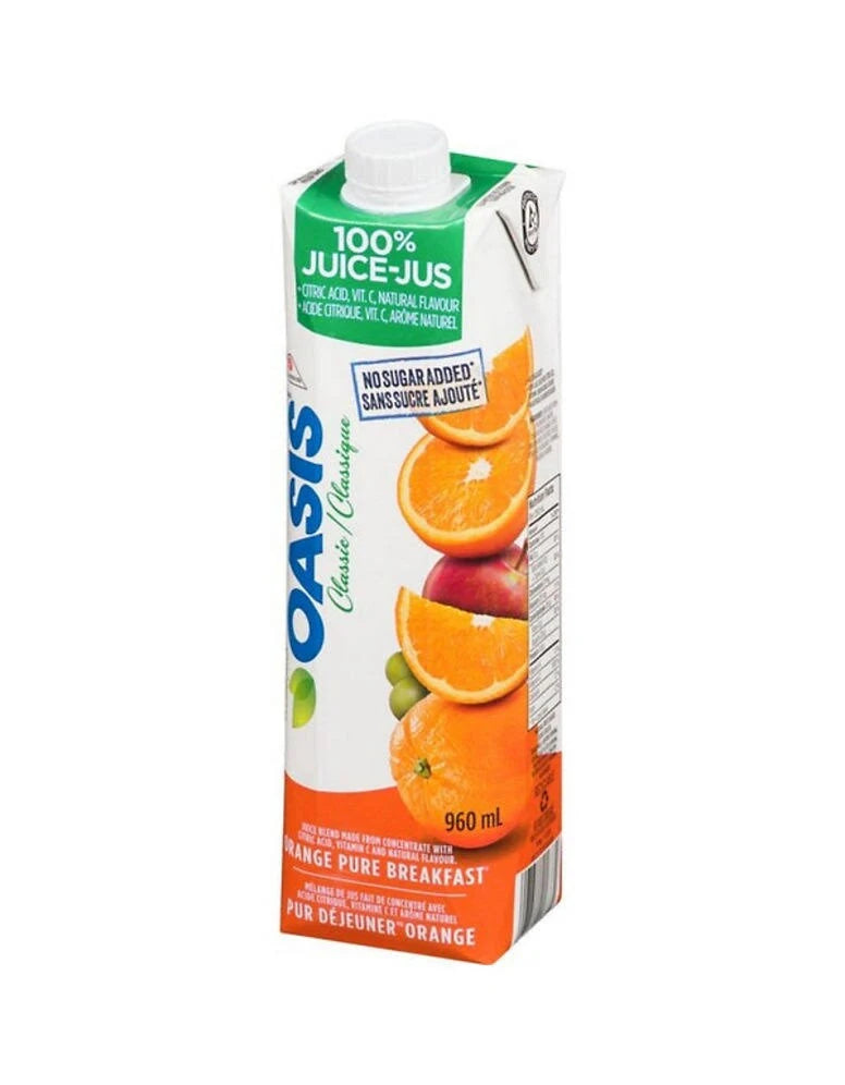 Oasis - Pure Breakfast Orange Juice (12 x 960ml) - Quecan