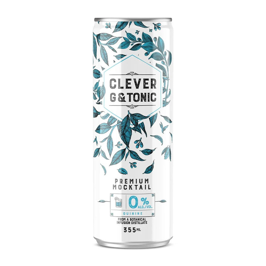 Clever Mocktail Non Alcoholic Drink (12 x 355ml) - Quecan