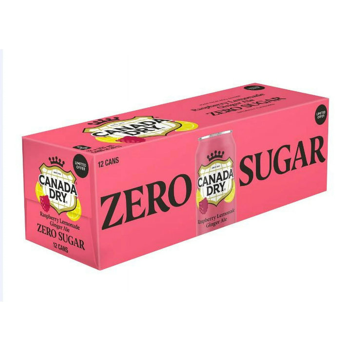 Canada Dry Ginger Ale Raspberry Lemonade (12 x 355mL) (Can Dep)