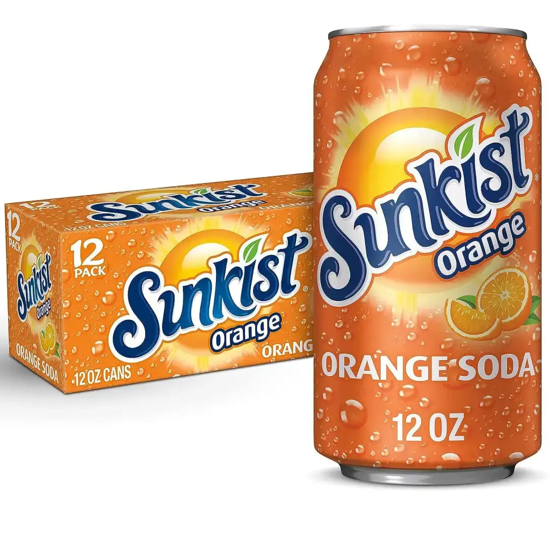 Sunkist Orange Soda (12x355ml) (Can Dep) - Quecan